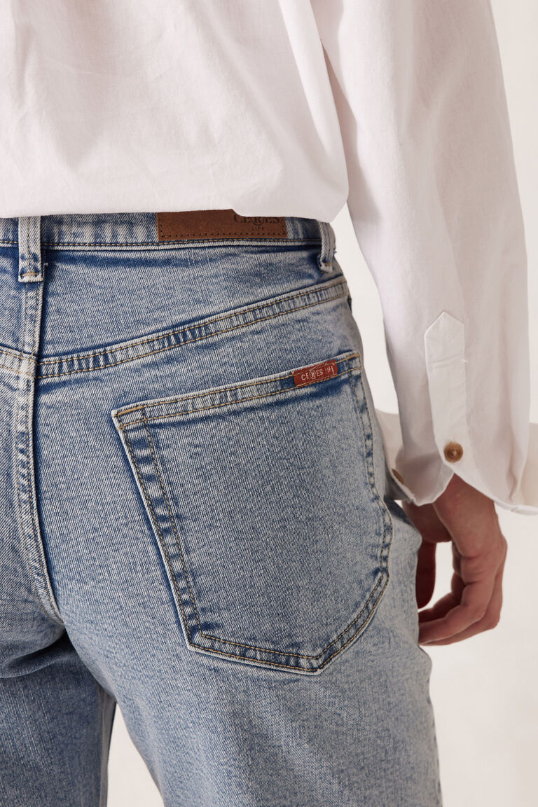 Blake Straight Leg Jean - Mid Vintage Blue