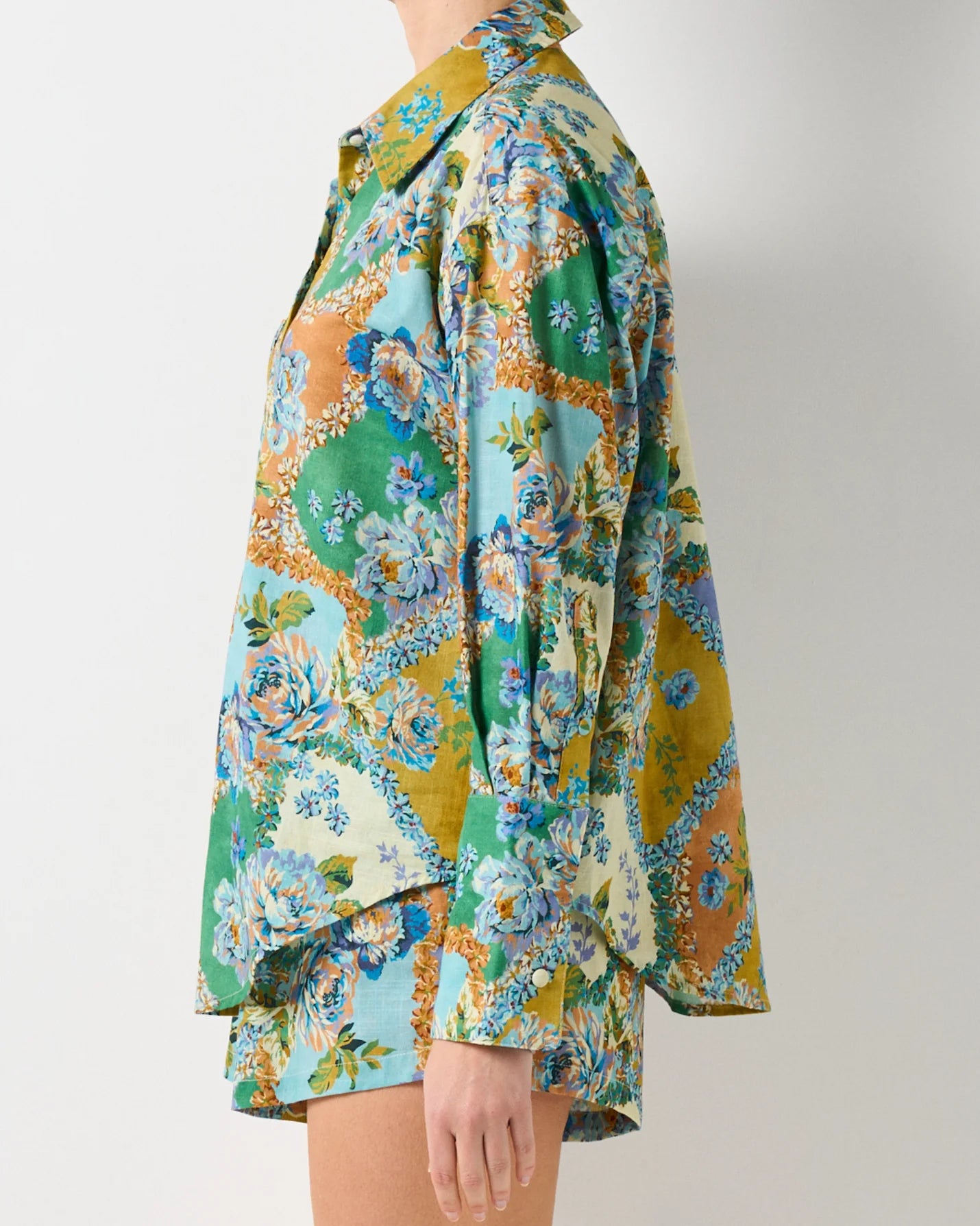 Ritz Shirt - Peony Patchwork