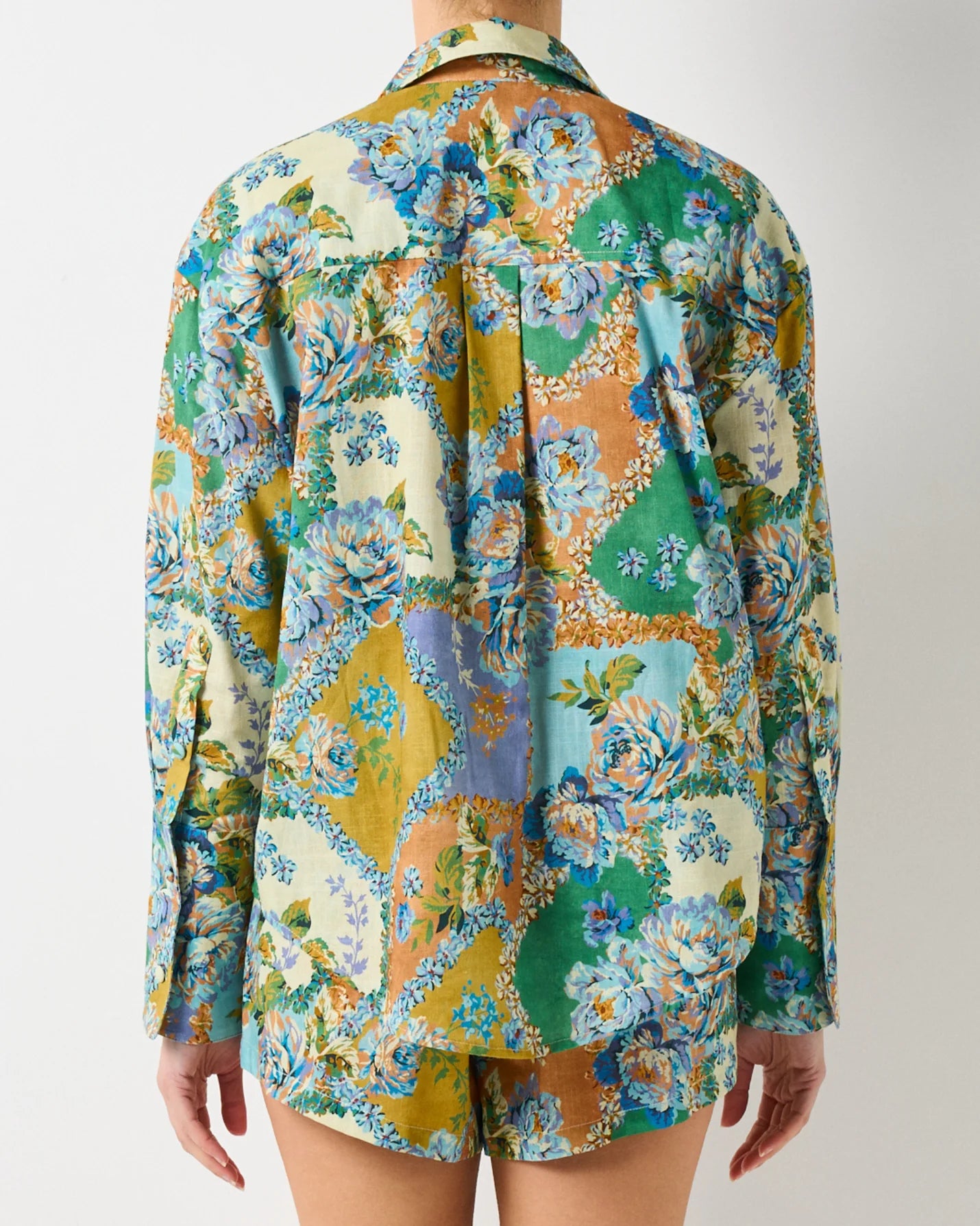 Ritz Shirt - Peony Patchwork