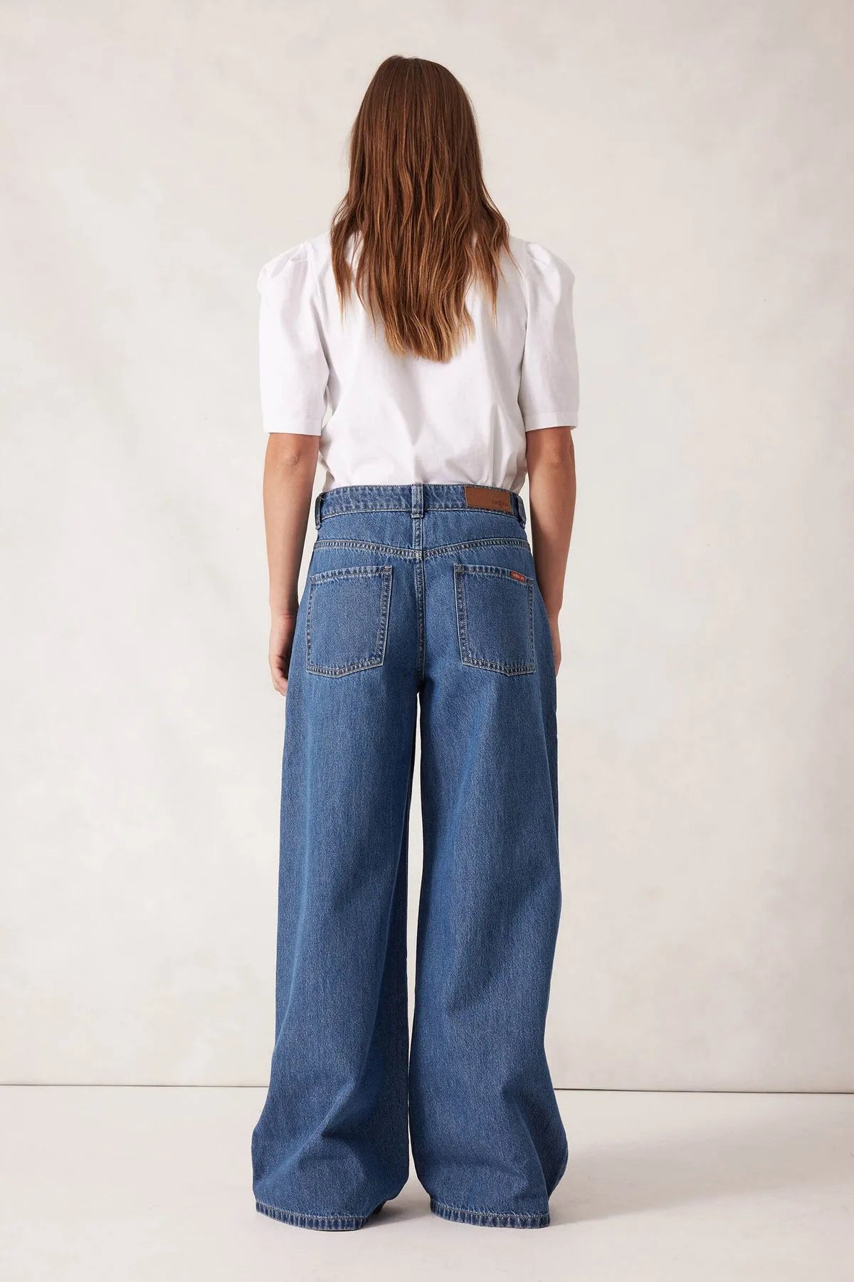 Drew Soft Wide Jean Mid Indigo