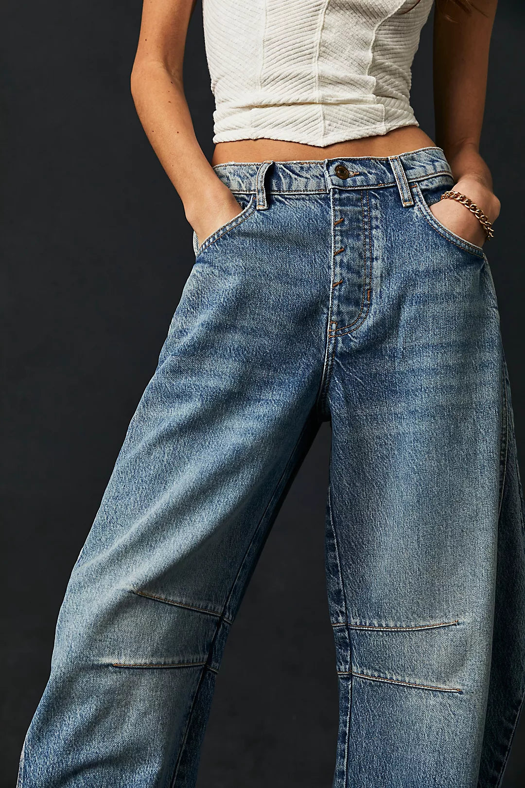 Good Luck Barrel Jean