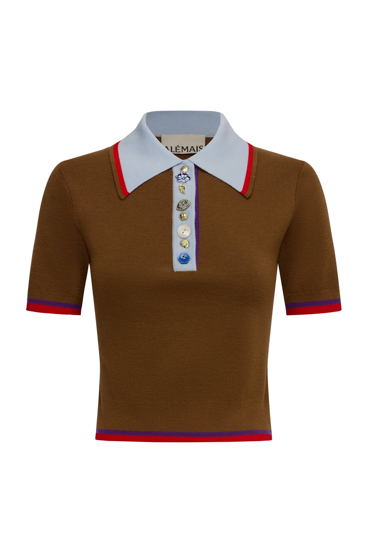 Josefina Wool Knit Polo