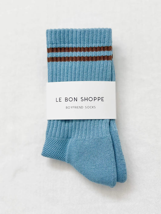 Boyfriend Sock Powder Blue