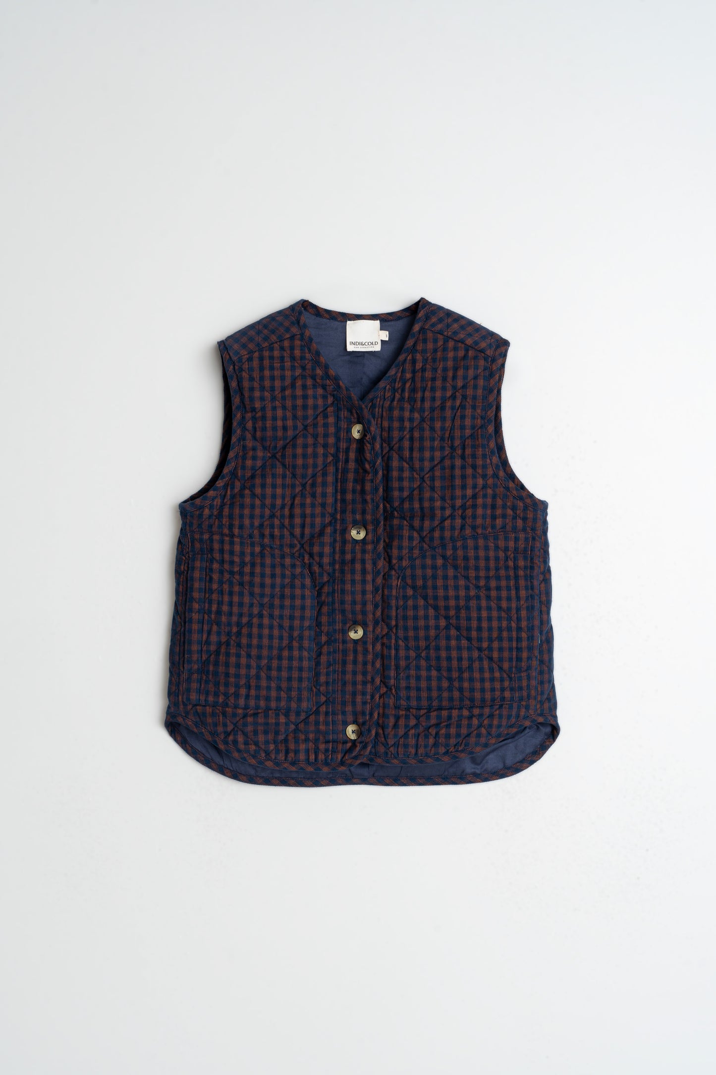 Quilted Boxy Corduroy Vest