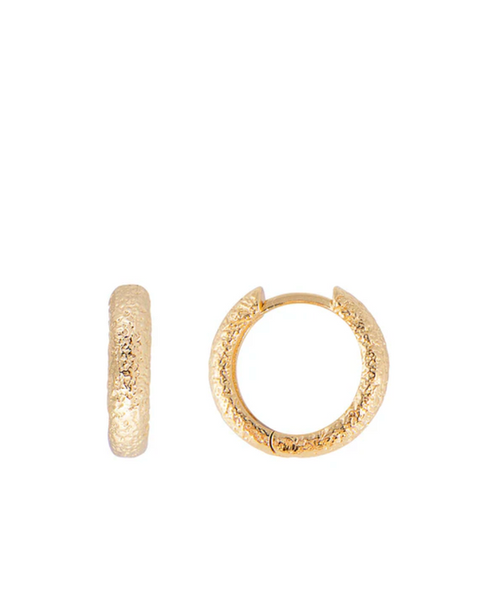 Antique Gold Midi Hoops