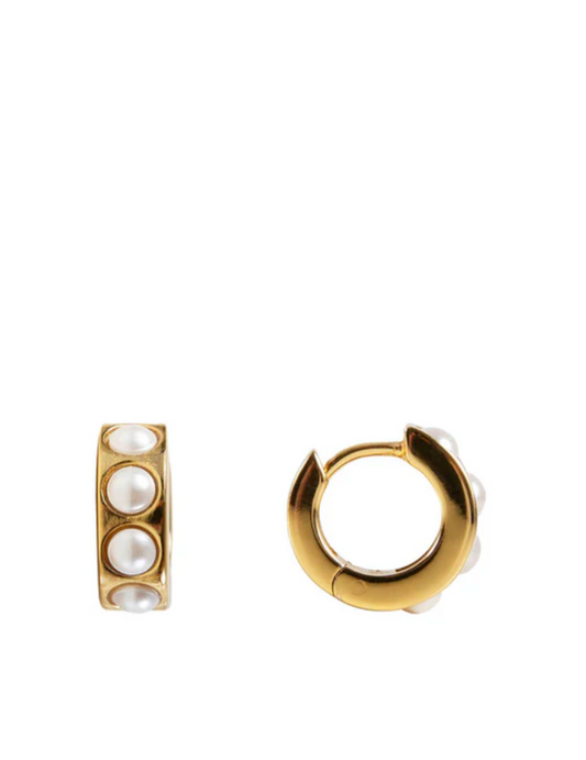 Crystal Pearl Huggies