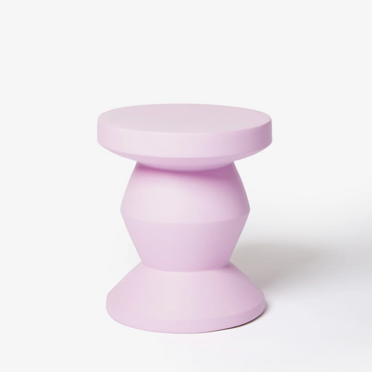 Lilac Pedestal Side Table