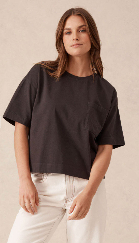 Boxy Pocket Tee Phantom