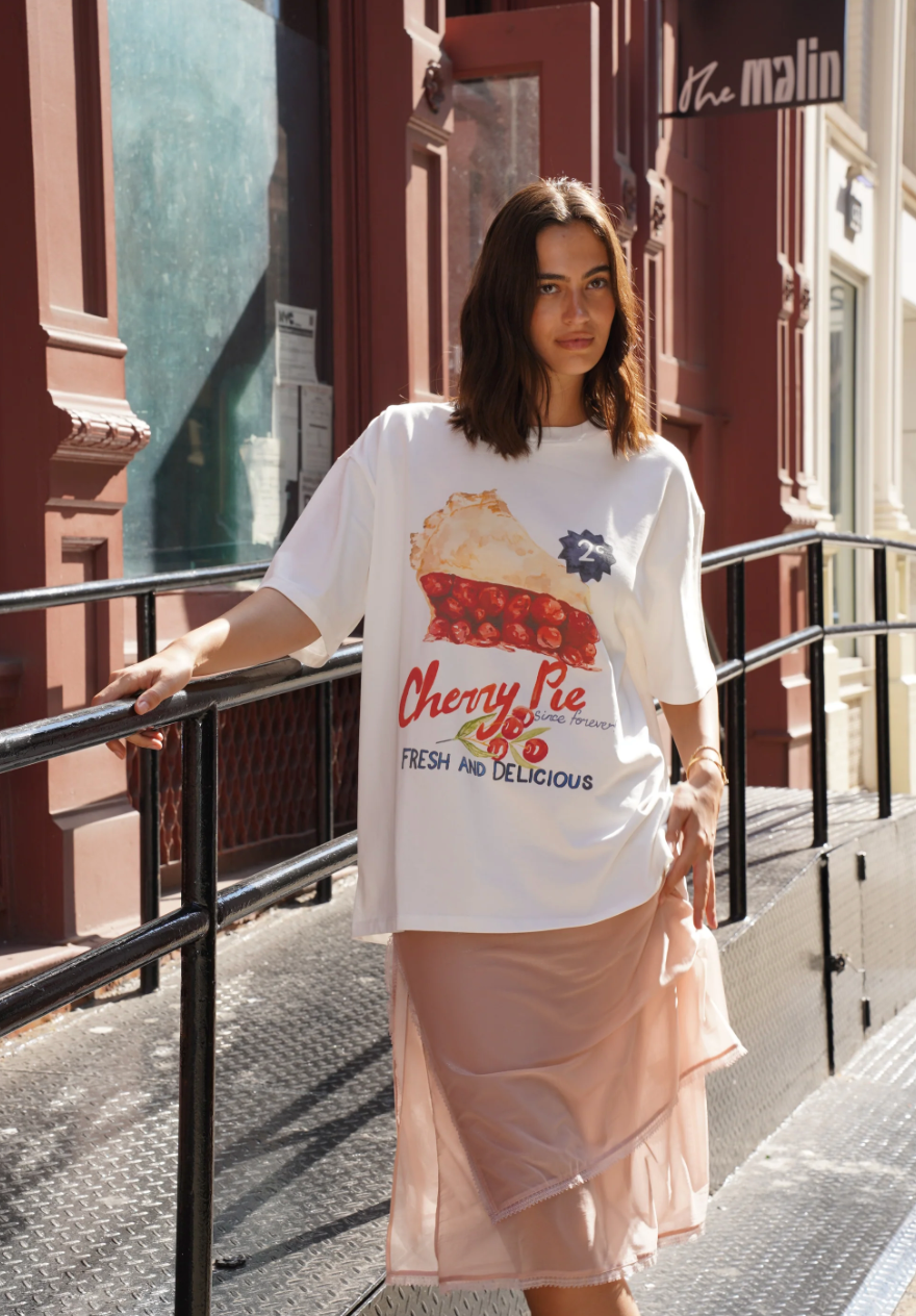 Cherry Pie Oversize Tee