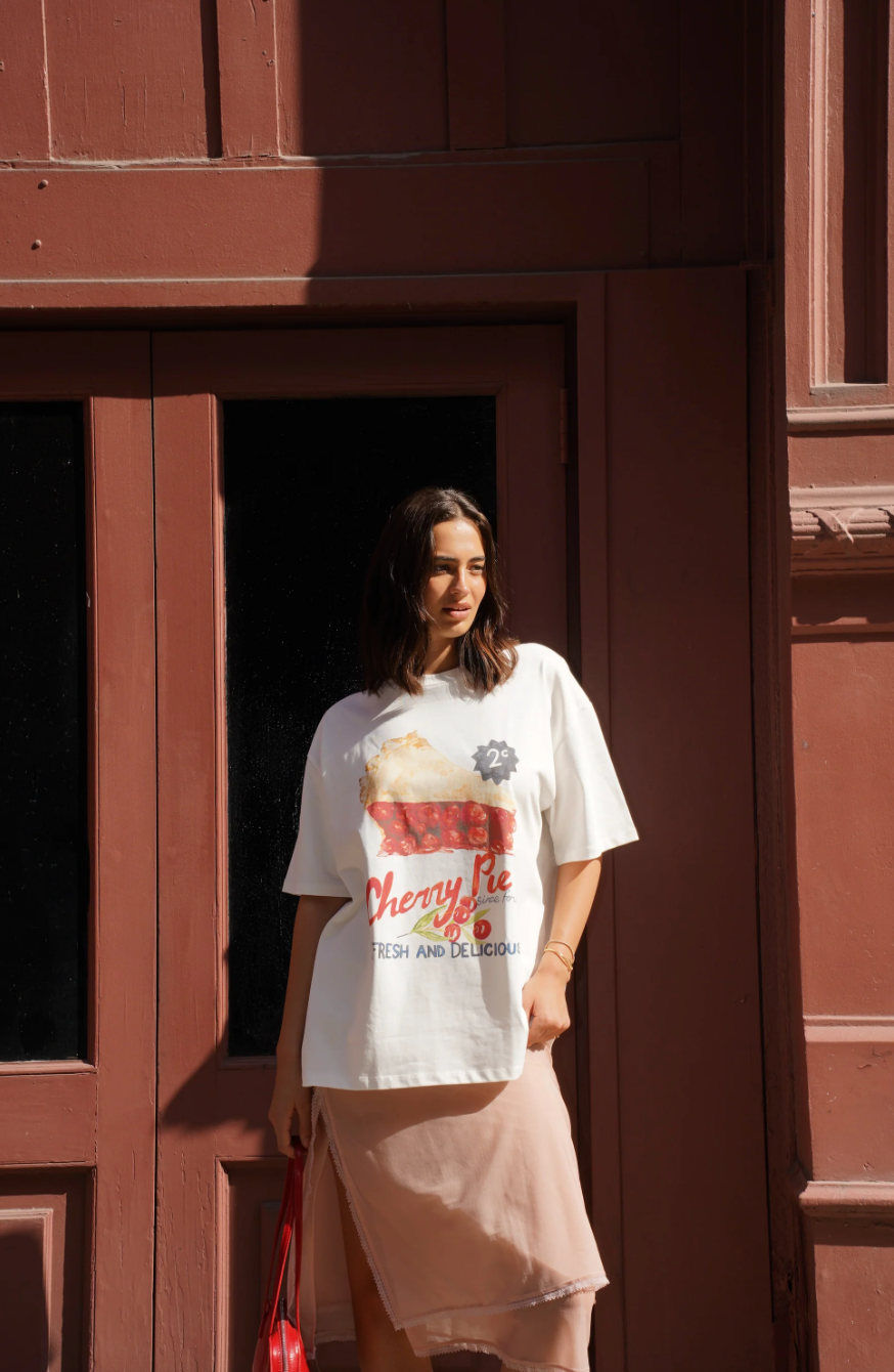 Cherry Pie Oversize Tee