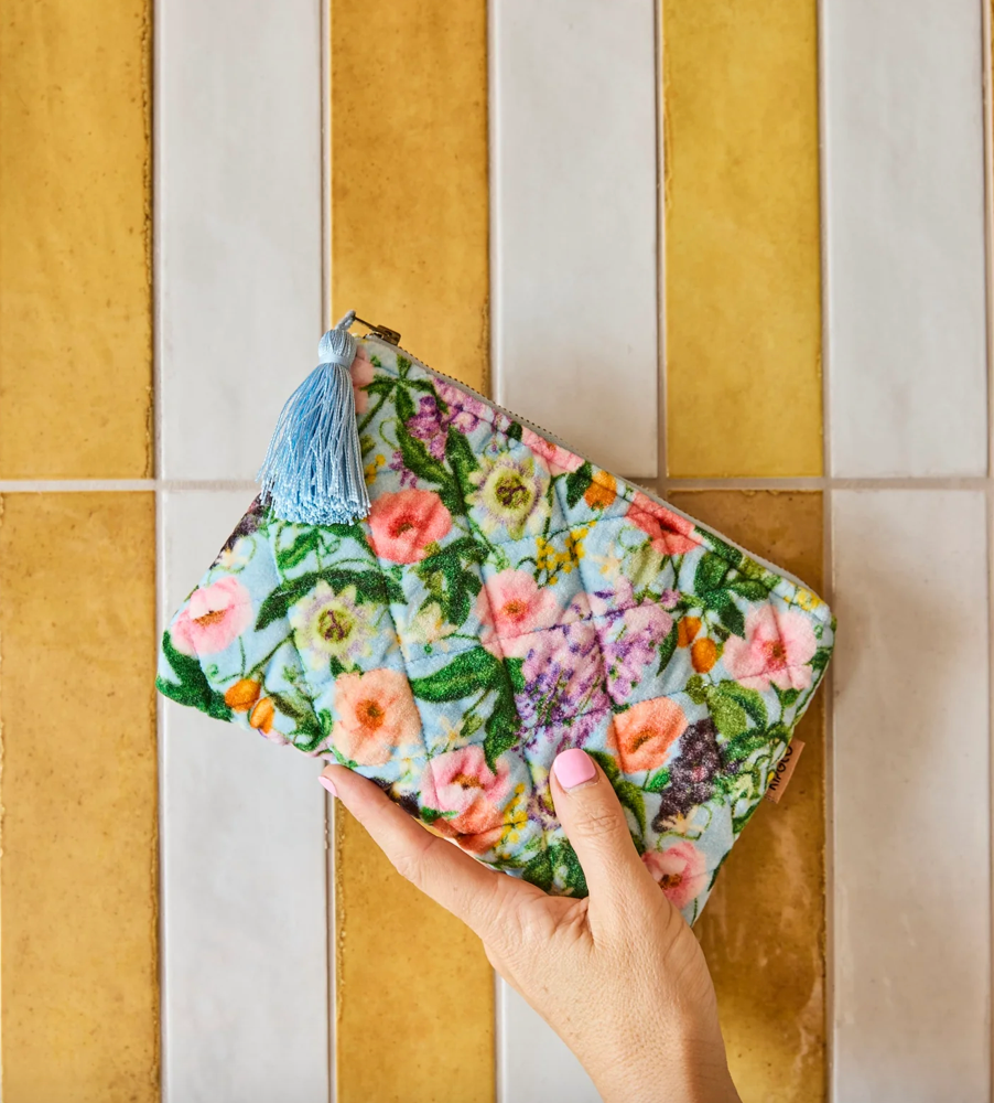 Spring In The Air Velvet Cosmetics Purse