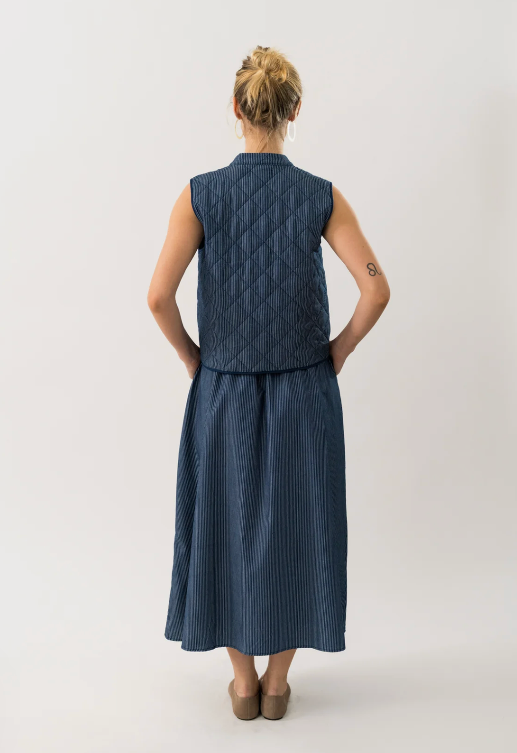 Akanell Maxi Skirt - Dark Blue