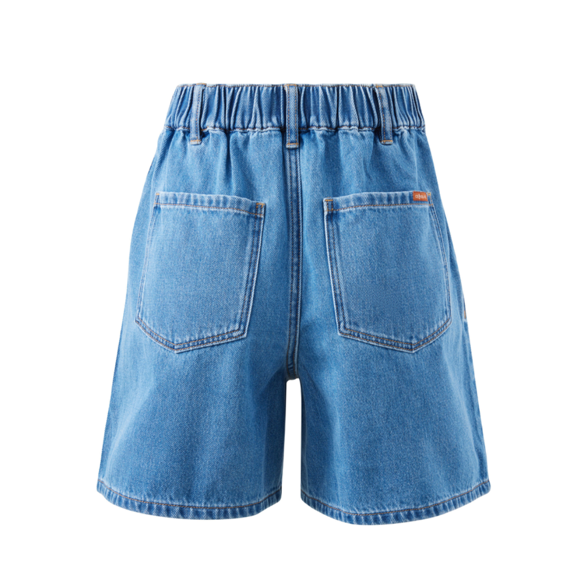 Piper Pleat Front Short Fresh Indigo