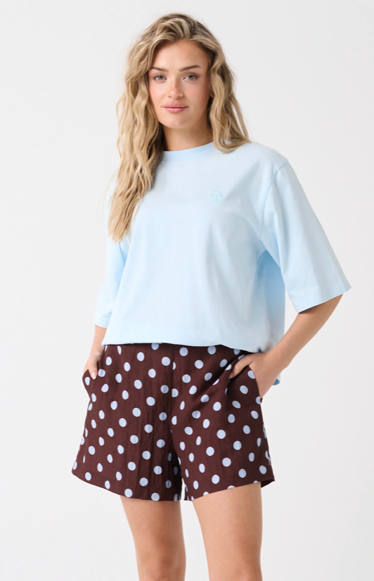 Hallie Tee Ice Blue