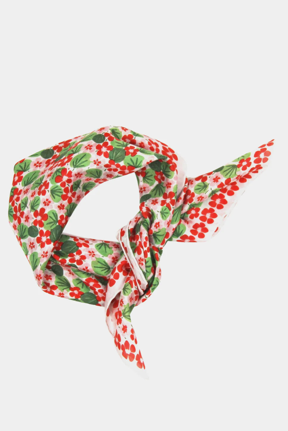 Silk Scarf - Mini Capucine Orange
