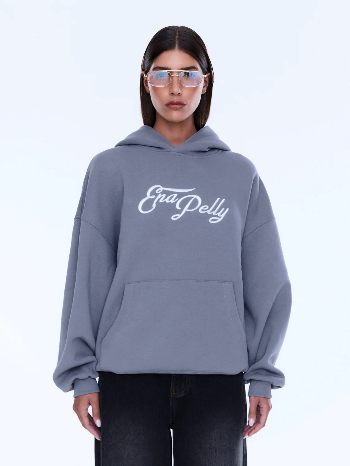 Cassie Oversized Hoodie Washed Grey