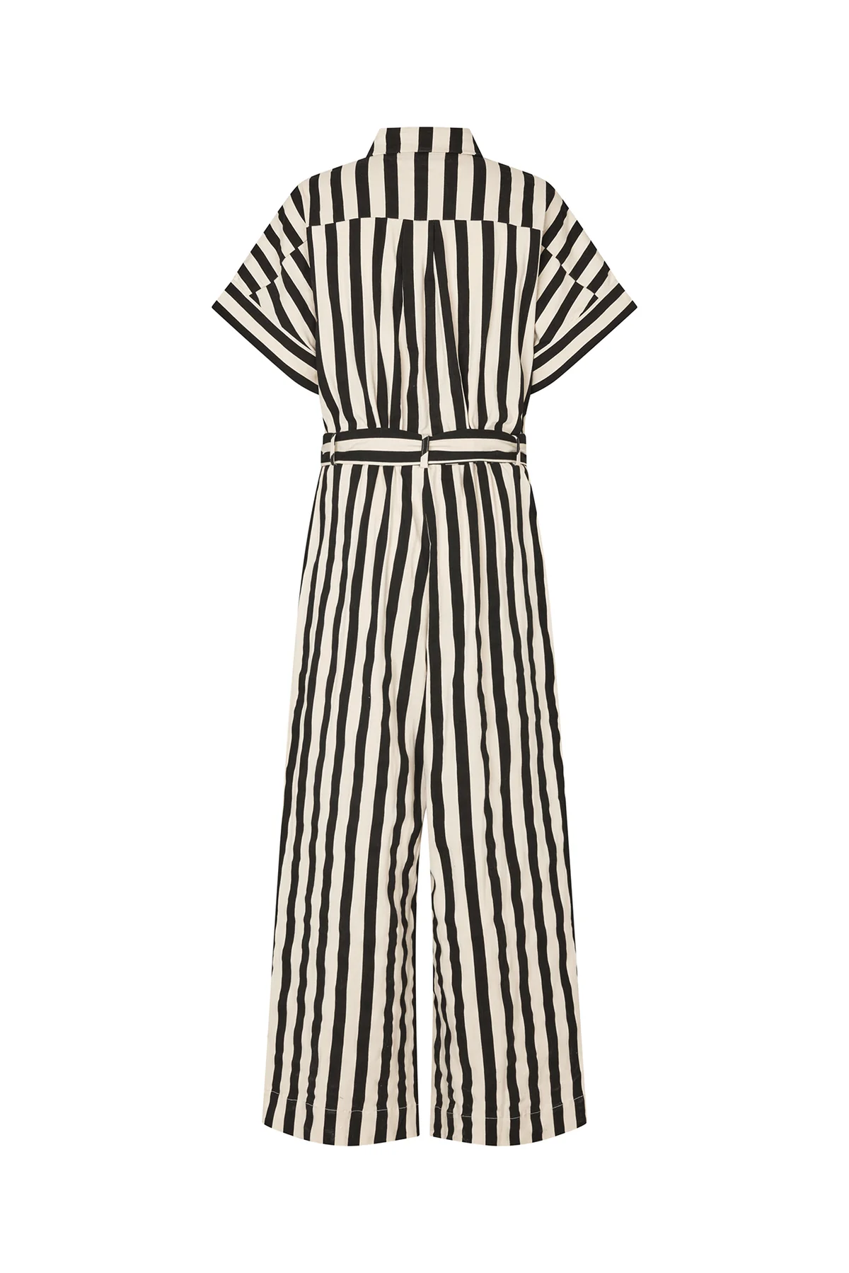 Black Stripe Jumpsuit