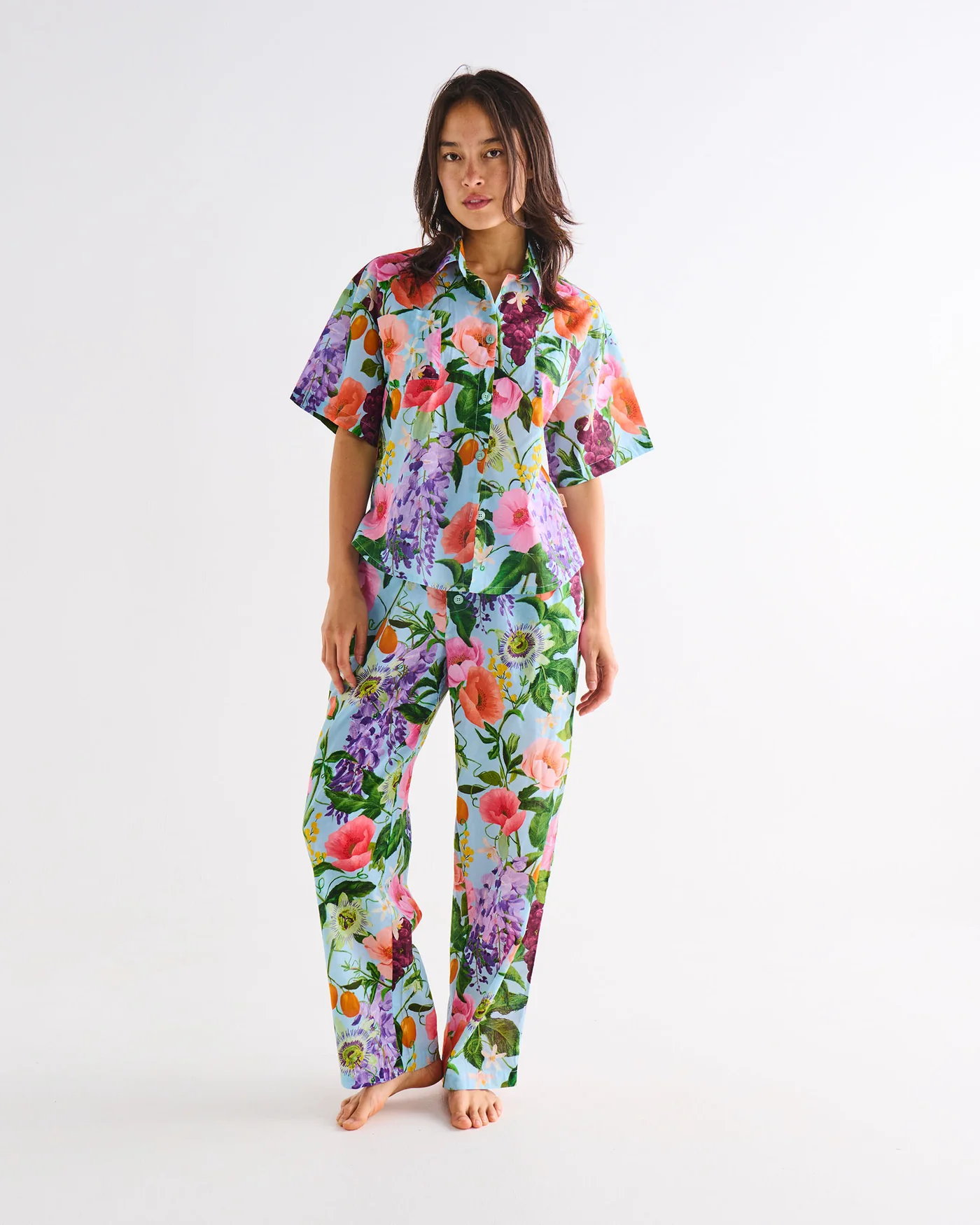Spring In The Air Short Sleeve Shirt & Pant Pyjama Set