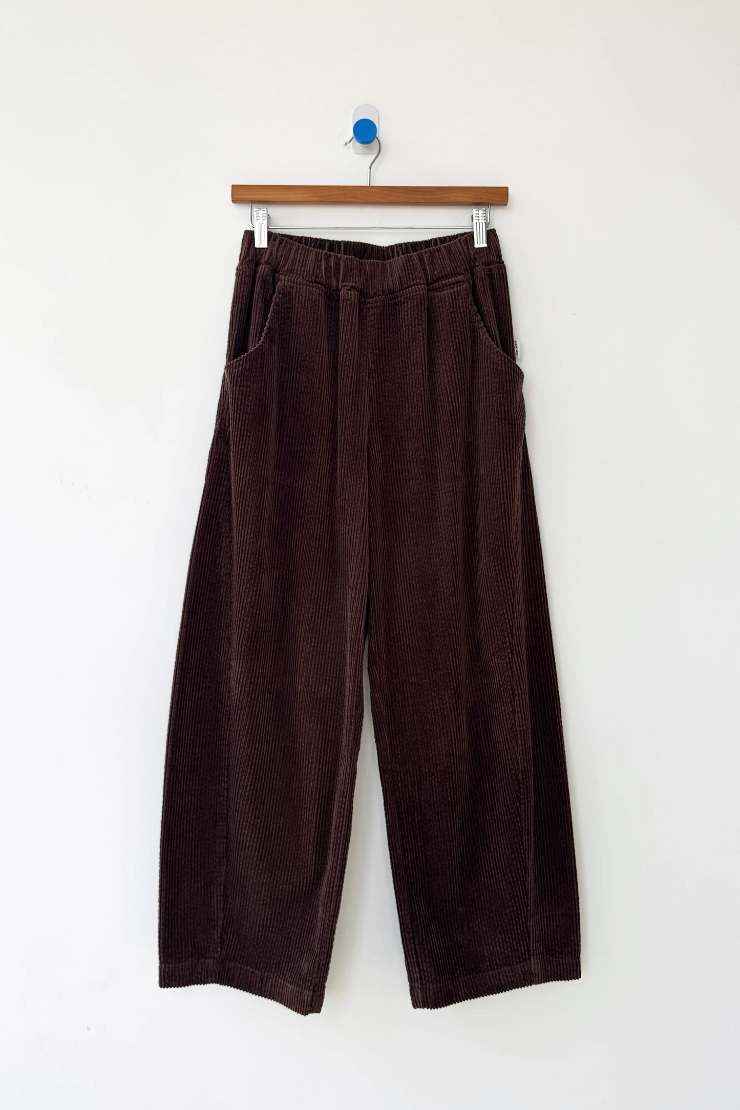 Soft Corduroy Arc Pants Brown