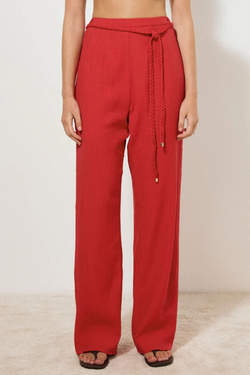 Lotus Pants Red