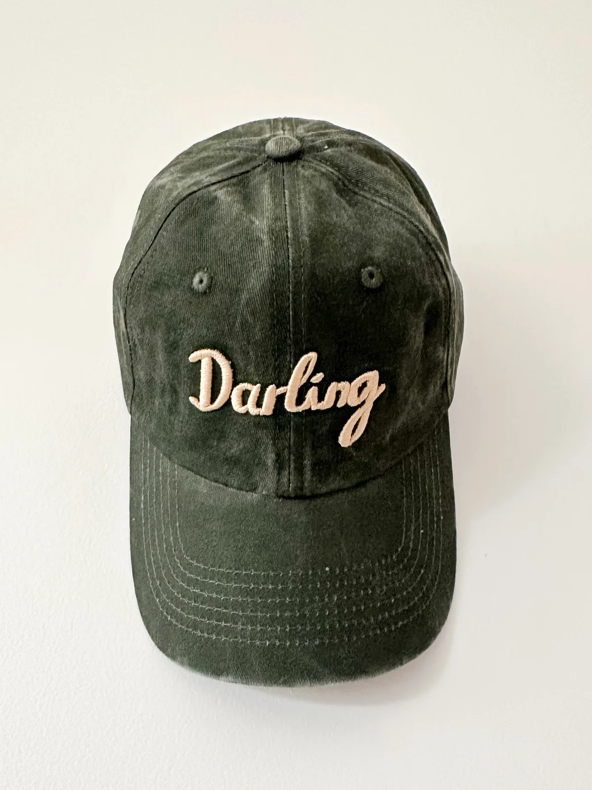 Vintage Wash Darling Cap Army