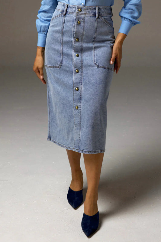 Typify Skirt Washed Denim