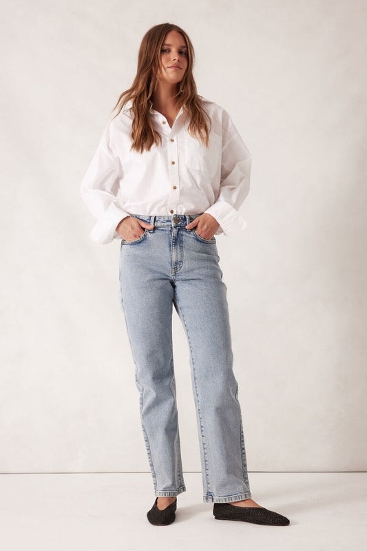 Blake Straight Leg Jean - Mid Vintage Blue