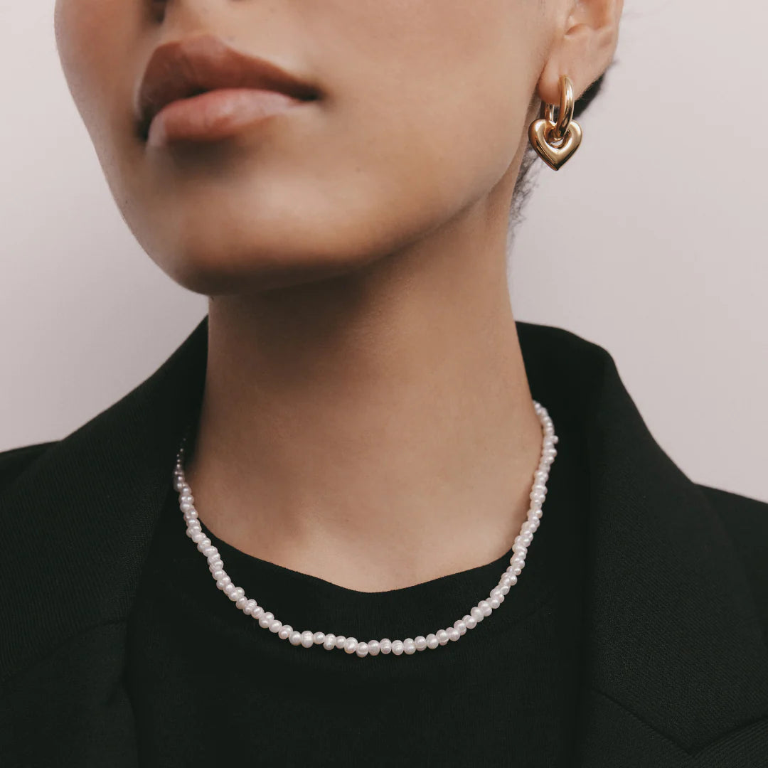 Pearl Necklace Gold