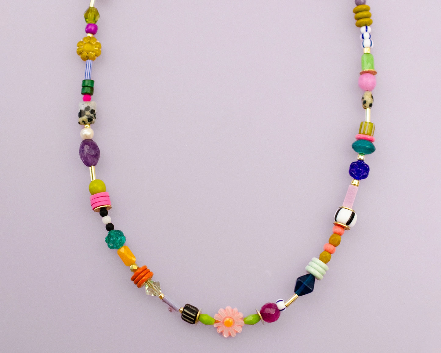 Beaded Colourful Friendship Necklace