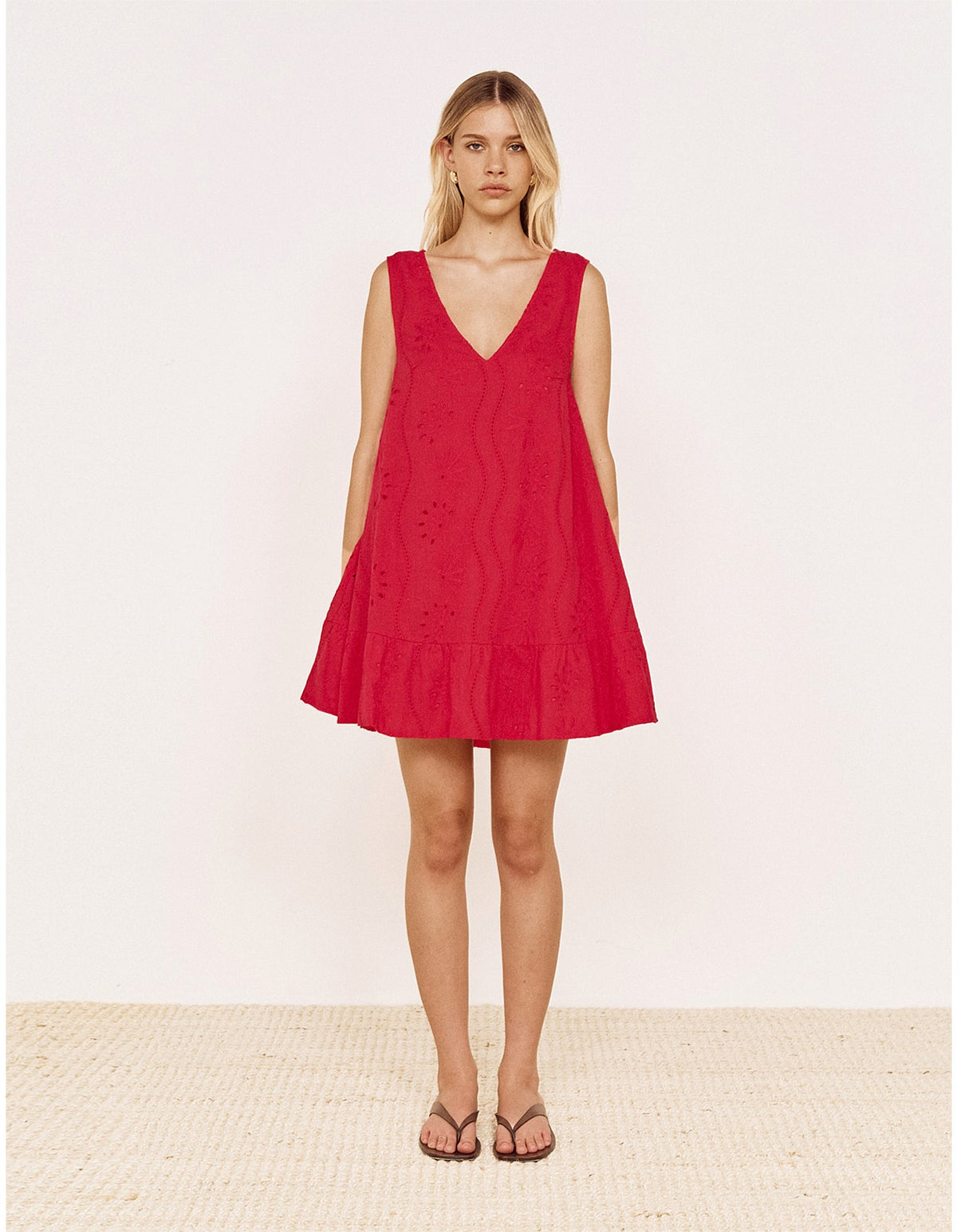 Ines Mini Dress Red