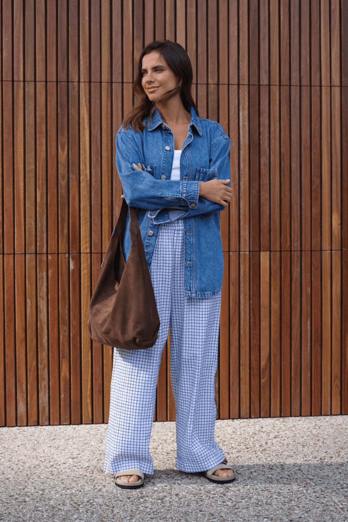 Bobbi Side Pocket Denim Shacket Indigo