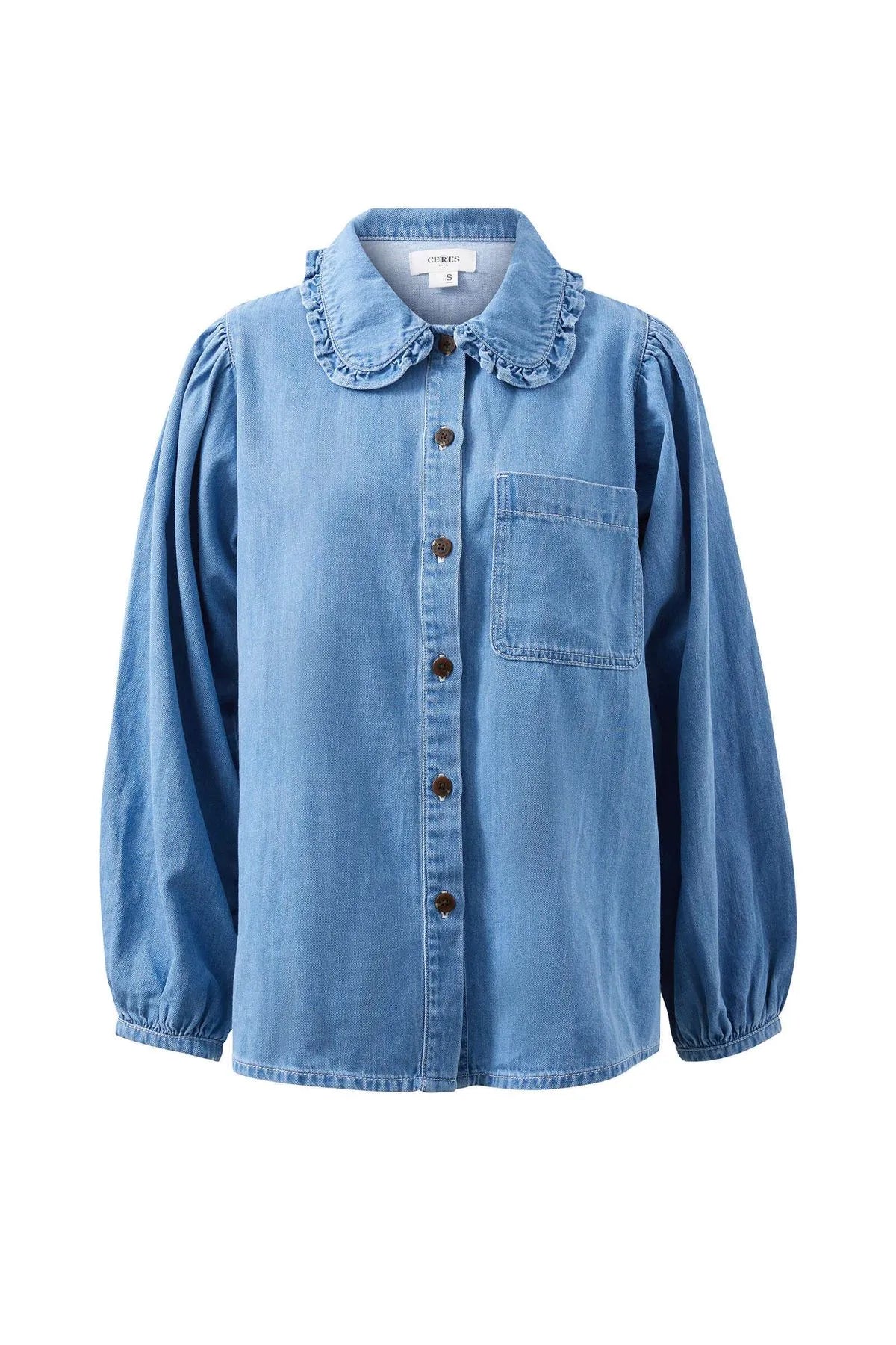 Savannah Denim Shirt Vintage Blue