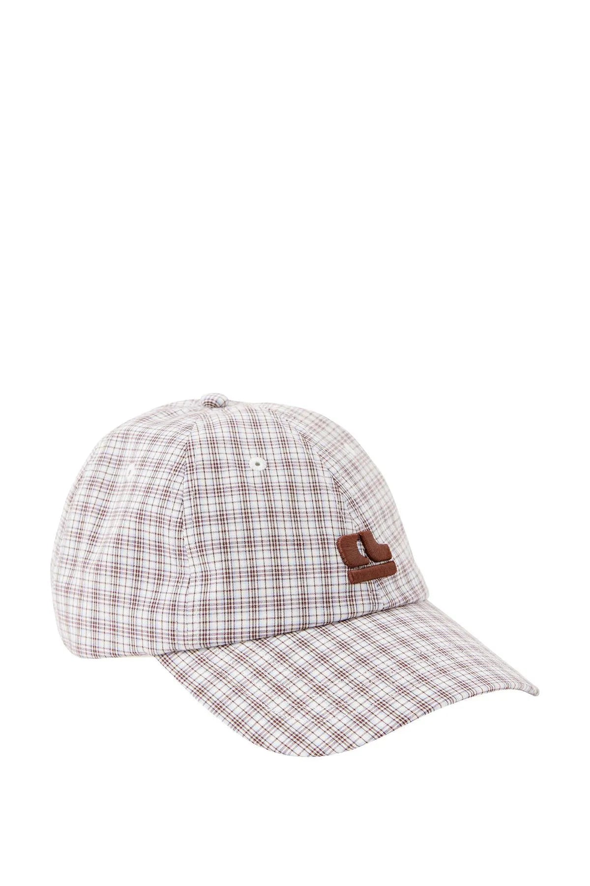 Pip Everyday Cap Choc Blue Check