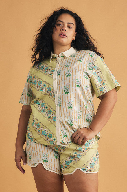 Lysia Spliced Shirt