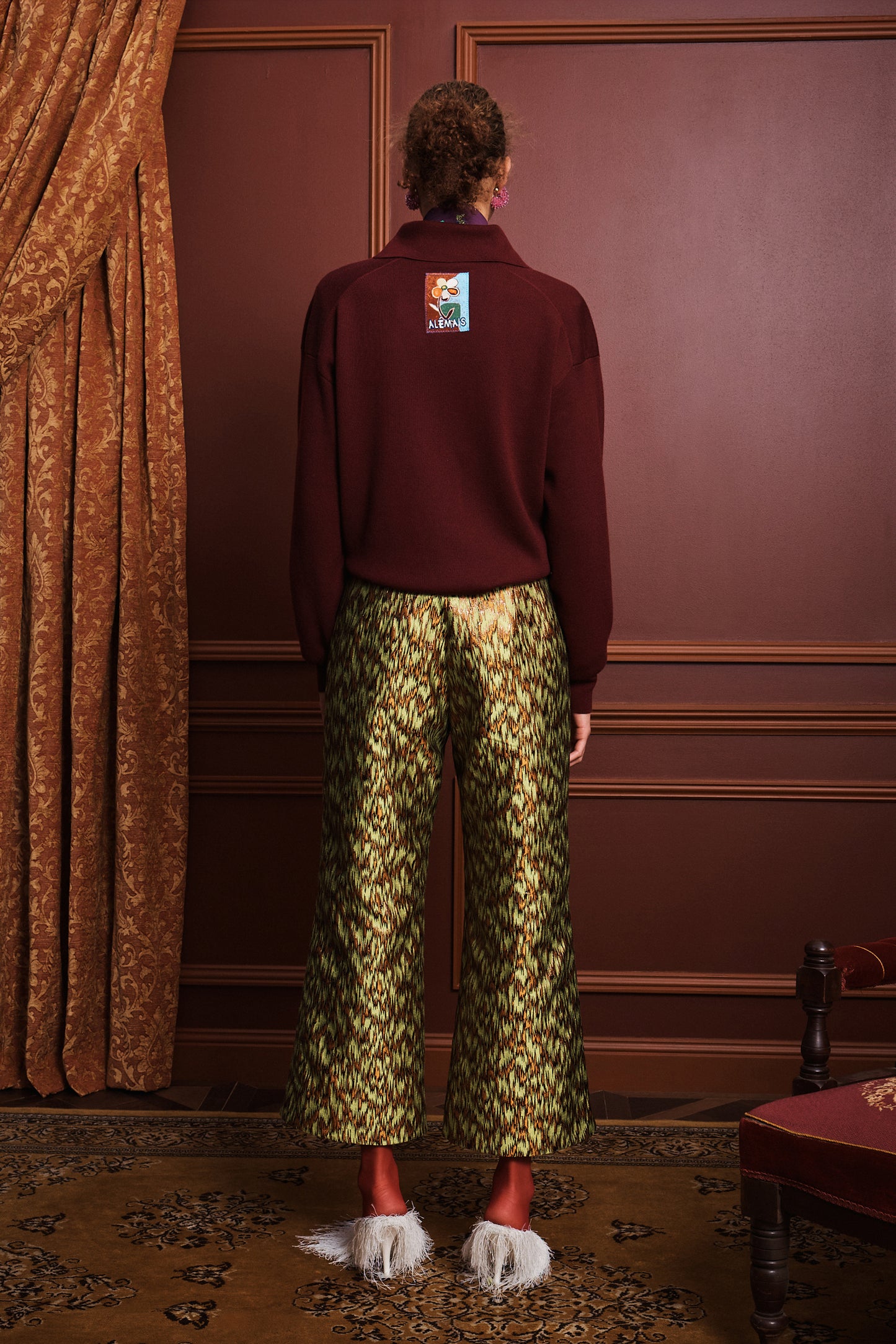 Claudia Plum Knit Polo