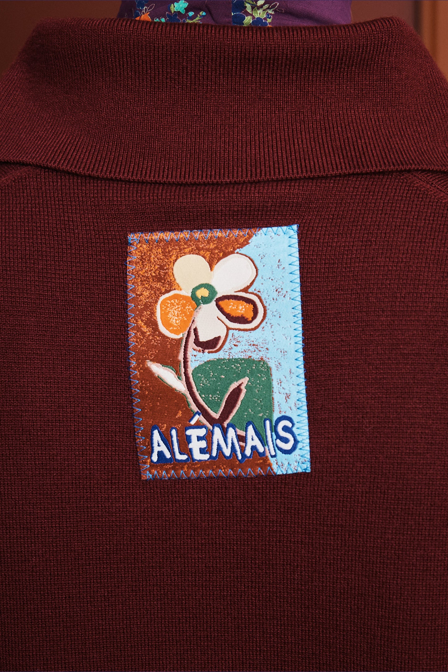 Claudia Plum Knit Polo