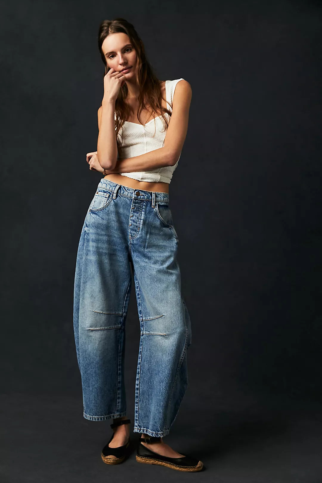 Good Luck Barrel Jean