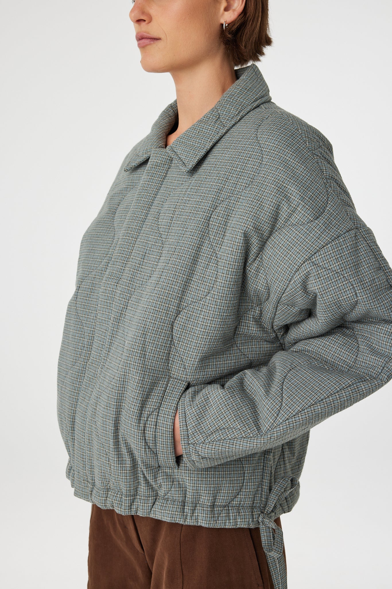 Matteo Jacket Blue Check