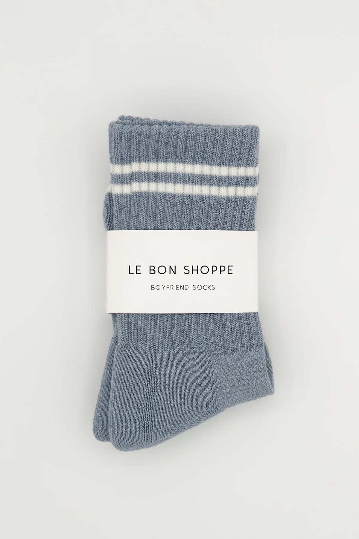 Boyfriend Sock Blue Grey