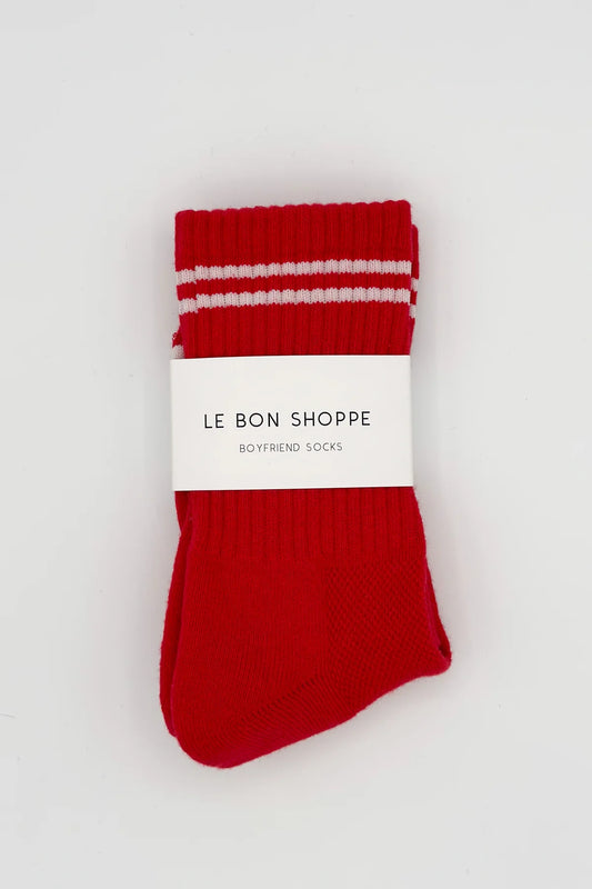 Boyfriend Sock- Red