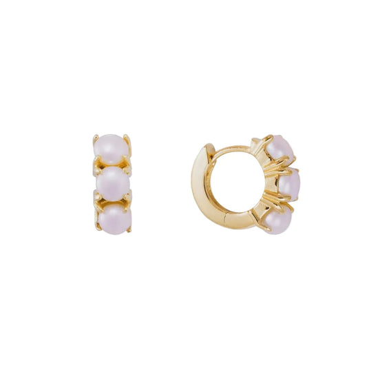 Fairley Freshwater pearl huggie