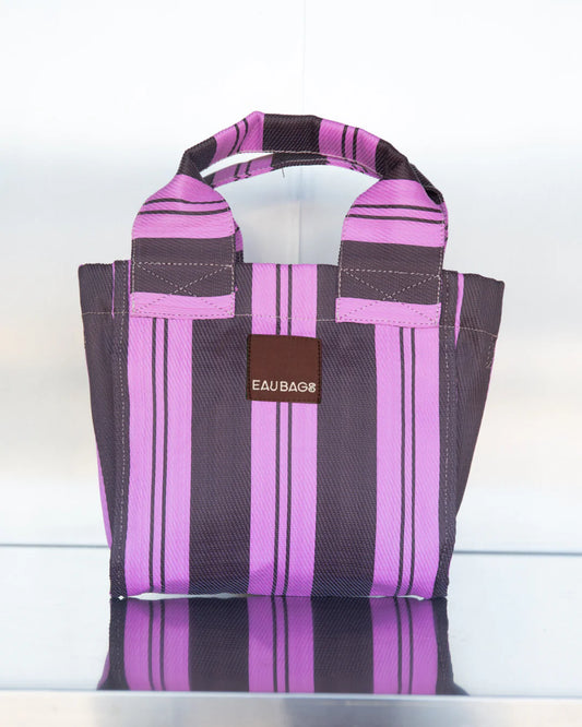 French Rose and Chocolate Petite Tote Bag