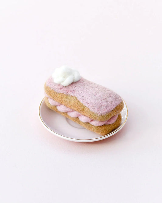 Felt Strawberry eclair