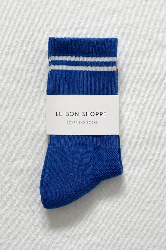 Boyfriend Sock- Cobalt