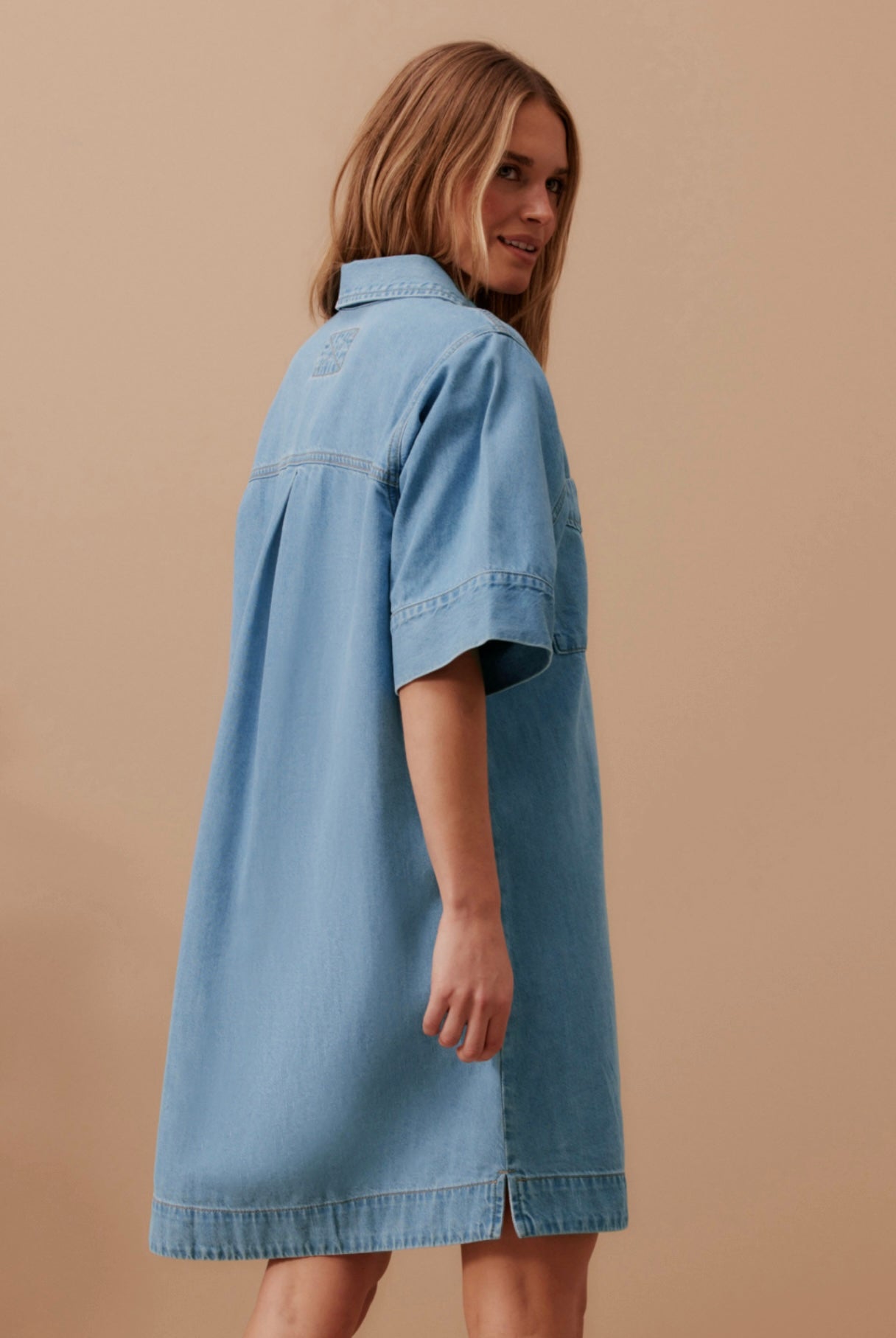 Ava Short Sleeve Mini Dress