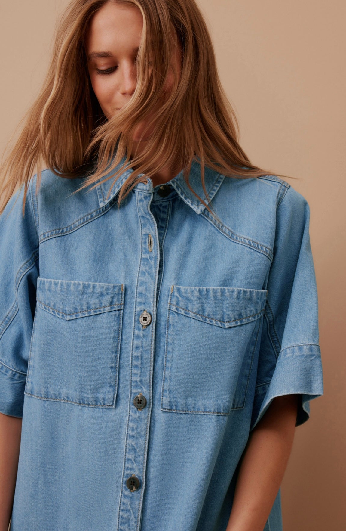 Ava Short Sleeve Mini Dress