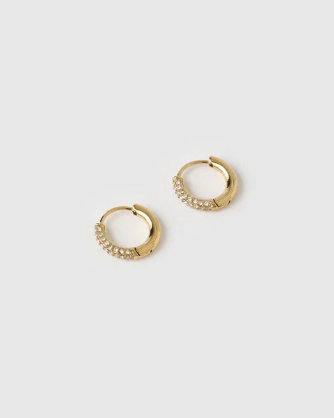 Imogen Gold Huggie Earrings