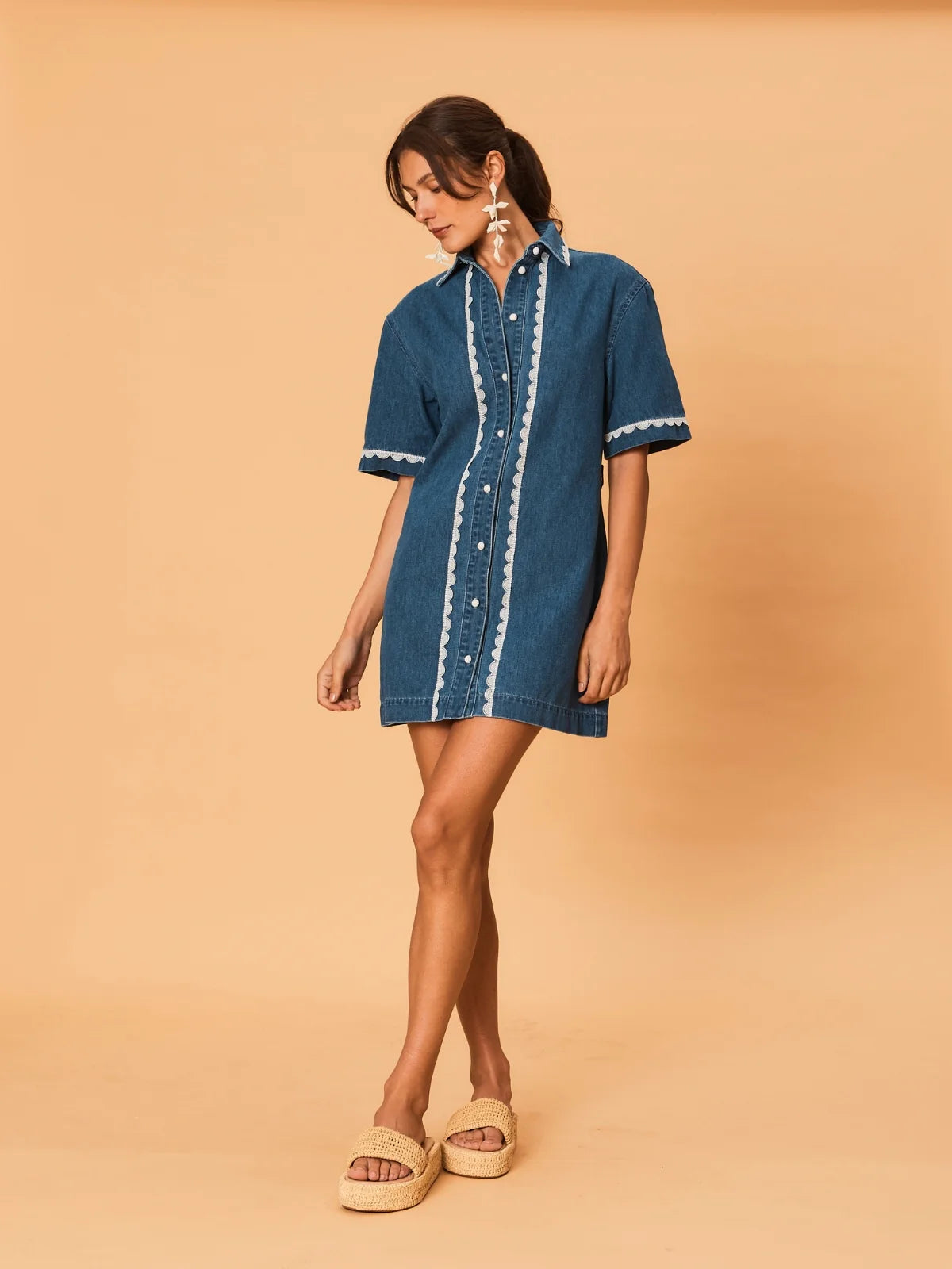 Ellie Denim Mini Dress