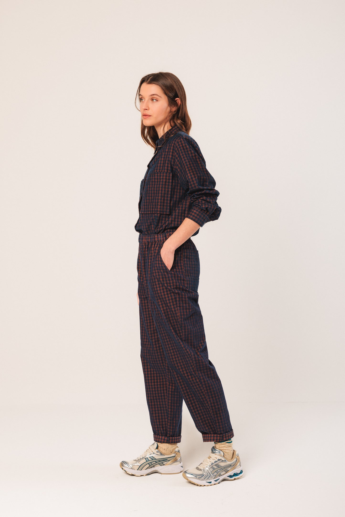 Elastic Corduroy Pants