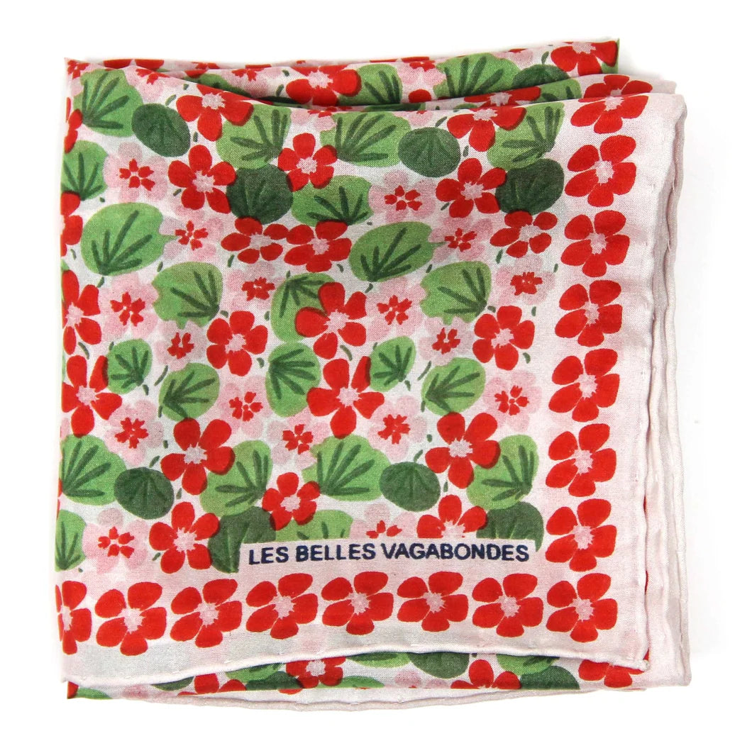 Silk Scarf - Mini Capucine Orange